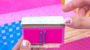 💗🏡Сделайте простой сказочный розовый домик с красочными комнатами для милых питомцев 🐾❤️ #Миниа