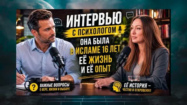 16 лет в исламе: от рабства к свободе  Интервью с психологом часть 1