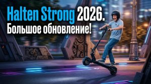 Дерзкий и послушный электросамокат Halten Strong 2026