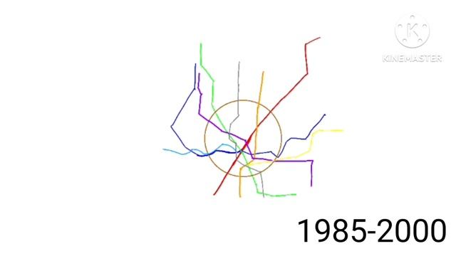 Эволюция метро Москвы (простите за обман времени)