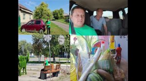 Деревенская жизнь.Поездка за бензином.Наши покупки