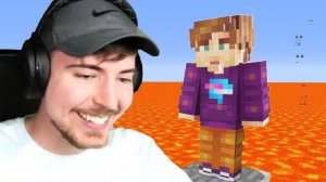 Minecraft, но Лава поднимается Каждую Минуту! | МИСТЕР БИСТ НА РУССКОМ