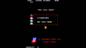 Ms. Pac-Man Прохождение (1982)