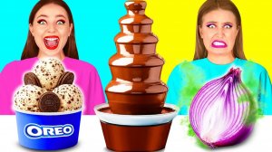Шоколадный Фонтан Челлендж # Кухонные Лайфхаки и Рецепты c TeenTeam Challenge
