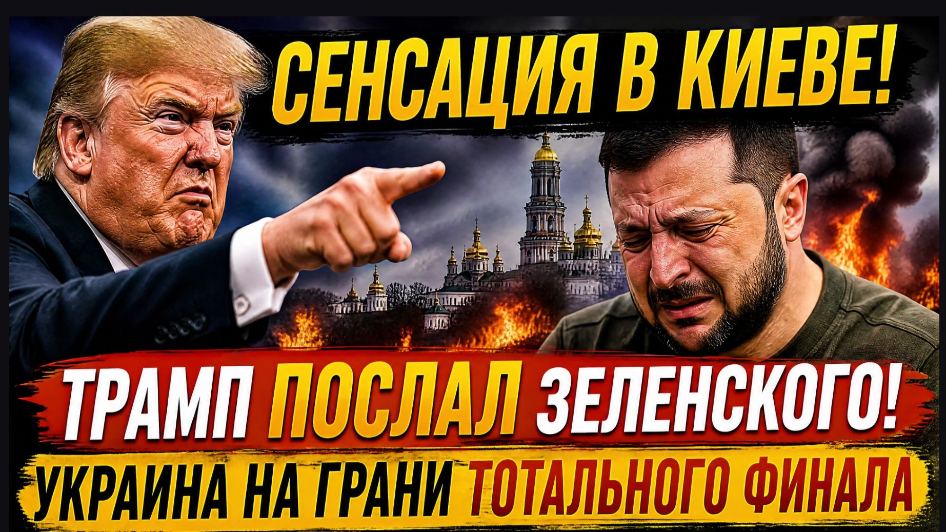 СЕНСАЦИЯ В КИЕВЕ! ТРАМП ПОСЛАЛ ЗЕЛЕНСКОГО! УКРАИНА НА ГРАНИ ТОТАЛЬНОГО ФИНАЛА