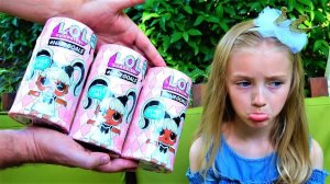 LOL Surprise HairGoals подарок от папы. Полина потеряла новую куклу ЛОЛ