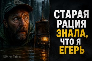 Старая рация заговорила в затопленной тайге