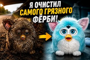 Я очистил самого грязного Ферби!
