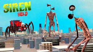 📢 СИРЕНОГОЛОВЫЙ 📢 - В РЕАЛЬНОЙ ЖИЗНИ. SIREN HEAD АТАКУЕТ ГОРОД.