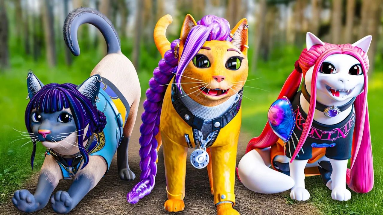 RUMI, MIRA, AND ZOEY TURNED INTO CATS?! K-Pop Demon Hunters: Huntrix Animation