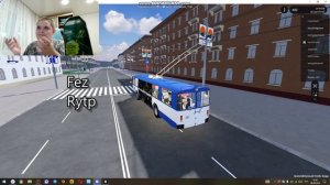 Roblox Поездка Старой Троллейбусе ЗиУ 682G 121 По 107 маршруту
