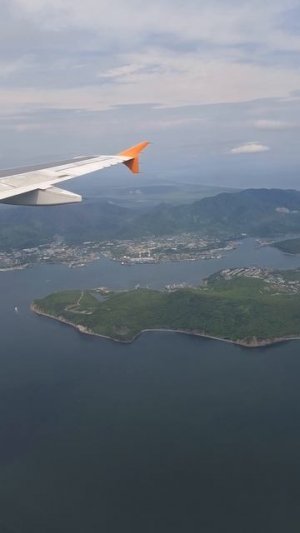Камчатка с иллюминатора самолёта