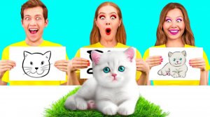 Кто Лучше Нарисует Предмет, Получит Его # Забавные Трюки для Рисования от KiKi Challenge