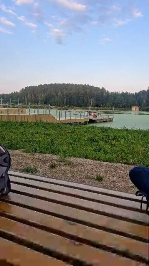 на прогулке