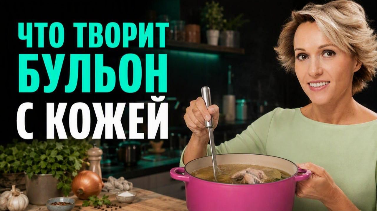 КОСТНЫЙ БУЛЬОН необходим абсолютно КАЖДОЙ! Как правильно приготовить