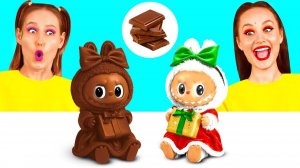 Челлендж. Шоколадная Еда vs Настоящая еда # Смешные Кулинарные Войны от TaTaRa Challenge