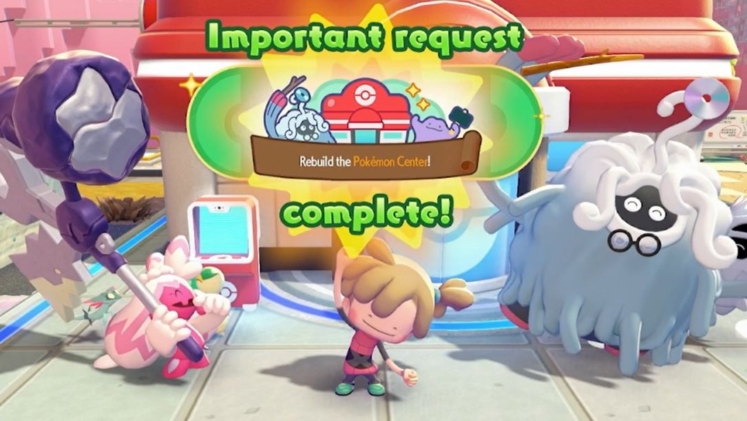 Pokemon Pokopia | построили Покецентр в последнем мире | начали строить небоскрёб | #54