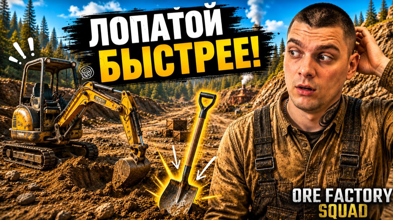 Купил МИНИ-ЭКСКАВАТОР… и пожалел! (Ore Factory Squad #8)