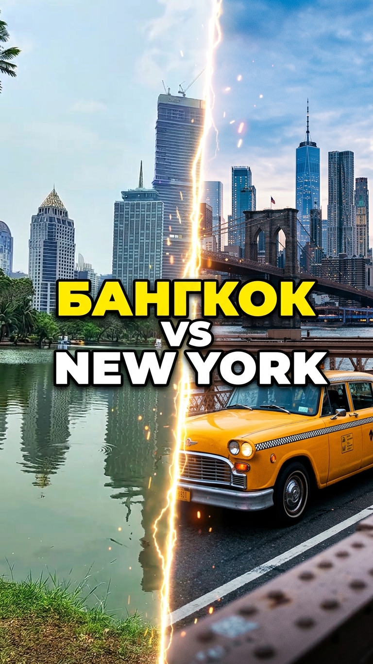 Нью-Йорк в Бангкоке? Это реально!🗽#физрукпалыч  #путешествия  #тревелвлог