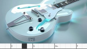 Melodic Rock Ballad Guitar Backing Track in Am