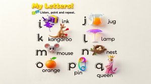 My Letters! I-Q — Английский алфавит и новые слова, 2 класс (Spotlight 2, Урок 3 (Урок b,  с. 8–9))