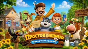 Простоквашино, игры для детей.