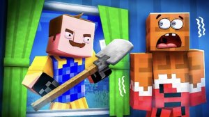 Злой Сосед ЗА ОКНОМ_ У Тебя Есть 5 МИНУТ, чтобы СПРЯТАТЬСЯ в Майнкрафт! Minecraft