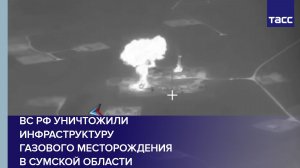 ВС РФ уничтожили инфраструктуру газового месторождения в Сумской области