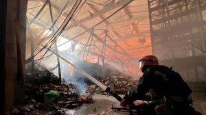 В ходе удара уничтожен немецкий завод в сопредельном государстве все сгорело