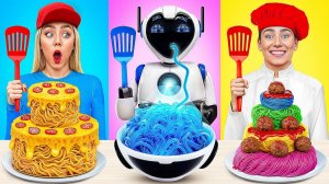 Кулинарный Челлендж_ Я против Бабушки с Роботом _ Сумасшедшие Кулинарные Идеи