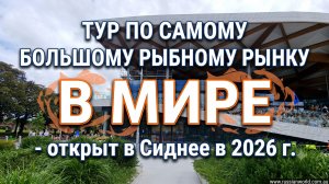 ТУР ПО САМОМУ БОЛЬШОМУ РЫБНОМУ РЫНКУ В МИРЕ! Открытие в Сиднее (2026)