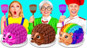 Кулинарный Челлендж# Я против Бабушки # Безумная Кулинарная Битва