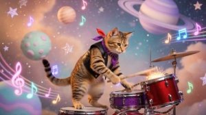 БАХ - Шутка (Cover)Коты жгут. Bach – Badinerie - Cosmic Cats Orchestra 🐾✨