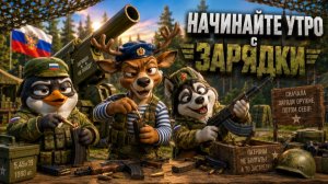 Начинайте утро с зарядки...
