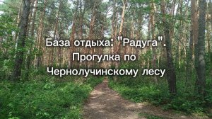 База отдыха «Радуга». Прогулка по Чернолучинскому лесу и окрестностям