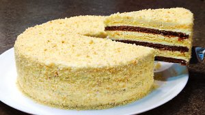 Торт «Мишка на севере» легкий рецепт без яиц🍰
