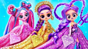 Лили Лавбрейдс, Руми и Лали! Преображение в бриллиантовом стиле! K-Pop Demon Hunters DIY