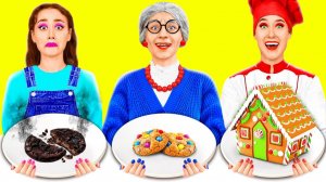 Кулинарный Челлендж# Я против Бабушки # Кухонные гаджеты и Лайфхаки для родителей от KaZaZa