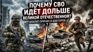 Почему СВО идёт ДОЛЬШЕ Великой Отечественной?
