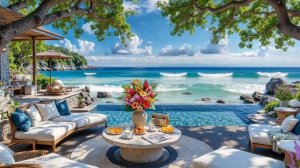 СПОКОЙНЫЙ ДЖАЗ НА БЕРЕГУ МОРЯ 🌴🎷 МУЗЫКА ДЛЯ ОТДЫХА И РАБОТЫ