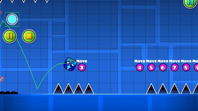 Мой уровень в Geometry Dash 2 Часть Ноуклип