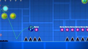 Мой уровень в Geometry Dash 2 Часть