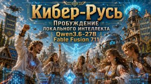 Кибер-Русь: Пробуждение локального интеллекта Qwen3.6-27B Fable Fusion 711