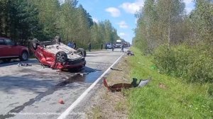 Два человека погибли, семеро пострадали в ДТП в Тюменской области.