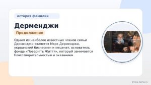 Раскрываем тайны фамилии Дерменджи: история, происхождение и значимость в контексте склонения
