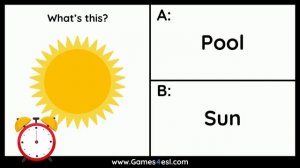 Summer Vocabulary and Quiz for Kids