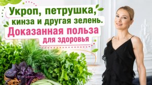 УКРОП, ПЕТРУШКА, БАЗИЛИК, КИНЗА: ЧЕМ ПОЛЕЗНЫ ДЛЯ ЗДОРОВЬЯ? Сколько зелени нужно есть в день?
