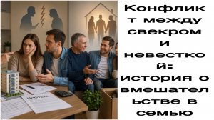 Истории из жизни|Конфликт между свекром и невесткой: история о вмешательстве в семью