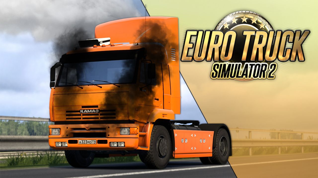 КАМАЗ НЕ ВЫДЕРЖАЛ. МОСКВА, МКАД. 10000 КМ ДО ВЛАДИВОСТОКА (ч.2) — Euro Truck Simulator 2