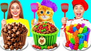 Кулинарный Челлендж_ Я против Бабушки с Котиком _ Битвы с Едой